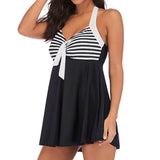 Women Plus Size Print Tankini Swimjupmsuit Swimsuit Beachwear Padded Swimwear