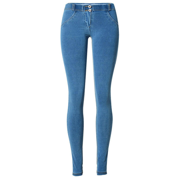 Popular Peach Hip-Lifting Pants Fitness Experts With The Same Stretch And Comfortable Low-Waist Denim Trousers